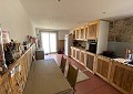 Casa de campo de 3 dormitorios con un apartamento anexo de 2 dormitorios más un estudio de 1 dormitorio en Sax. in Spanish Fincas