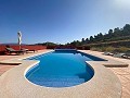 Prachtige villa met 5 slaapkamers en 4 badkamers in Encebras(Pinoso) met prachtig uitzicht! in Spanish Fincas