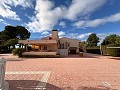 Luxury villa in Sax, Alicante with 3 double garages, pool and tennis court in Spanish Fincas
