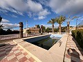 Luxury villa in Sax, Alicante with 3 double garages, pool and tennis court in Spanish Fincas