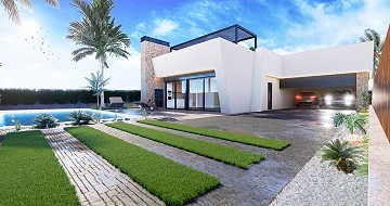 New Design 3 Bed Villa with Double garage and large plot